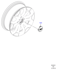 6M211003AA-Dark Blue / Cap-Wheel Centre