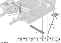 51617456115-Stay assy-roof fr