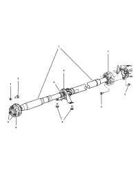 4593679AA-SHAFT DRIVE REAR 2-PIECE