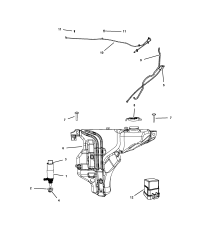 5152076AB-ELECTROPUMP WASHER, WINDSHIE