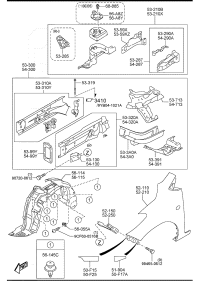 DG8052111B-PANEL, FR FENDER, RH