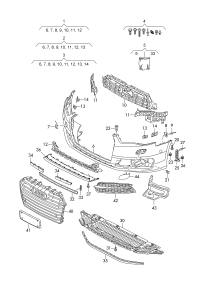 L4GD807065FGRU-Bumper cover l