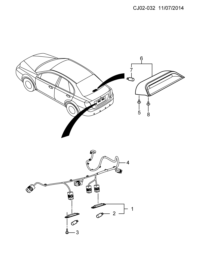 9044765-Lamp assy-rr license