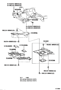 5142060100-COVER, ENGINE UNDER, NO.2