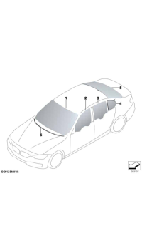 51317258063-Windshield green rain/light/fog