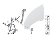 51337292119-WINDOW LIFTERW/OMOTOR FRTLH X5