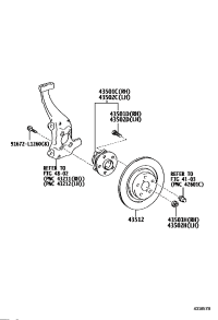 4355050061-HUB SUB-ASSY, FRONT AXLE, RH/LH