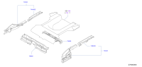 G55102DUAA-Member assy-rear, rh