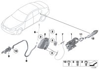 51227185687-DOOR LOCK ACTUATOR R/LFT-5(F10