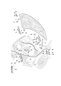 L4G0823509D-Lock, hatch w/microswitch