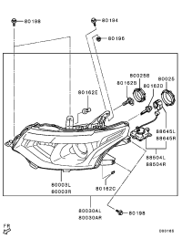 8301C523-BODY,HEADLAMP,LH