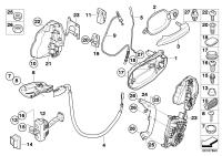 51217191600-Handle carrier door rh