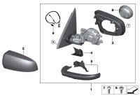 51167179641-Heated outside mirror lh
