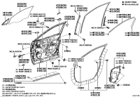 686100R080-CHECK ASSY, FRONT DOOR, RH/LH