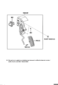 7801012181-PEDAL ASSY-ACCELERATOR