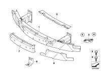 51117898286-REINFORCEMENT-FR BUMPER/X3-06