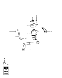 5115400AA-BRACKET POWER STEERING RESERVOIR