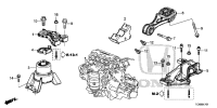 50620T7J911-Bracket-engine side supt