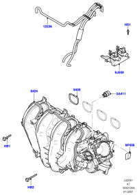 1S7G9441AE-GASKET-INTAKE ADAPTER