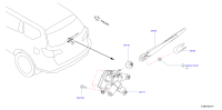 287105KA0A-MOTOR ASSY-REAR WINDOW WIPER