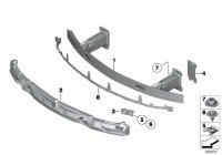 51117192154-REINFORCEMENT-FR BUMPER/X3-06
