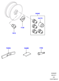LR001156-ORNAMENT,CAR NAME-RE