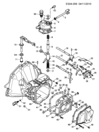 90344610-Housing, shift control