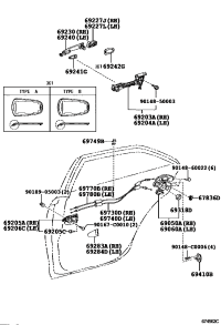 6920406060-FRAME SUB-ASSY, RR