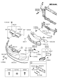 865252V500-LIP-FRONT BUMPER