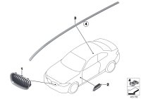 51137319535-Mldg roof paint lh
