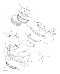 24100751-ABSORBER ENERGY,FRONT BUMPER