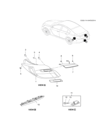 23200596-Lamp assy-rr body strut