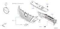 623106LA0A-GRILLE ASSY-FRONT