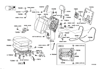 7186608050B2-BEZEL, REAR SEAT COVER, NO.2