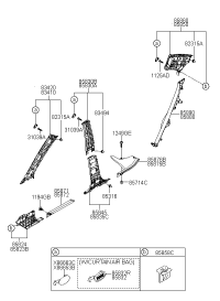 858401G001RU-TRIM ASSY