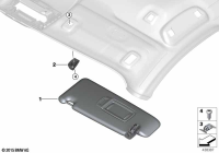 51167452545-Sunvisor without label lh
