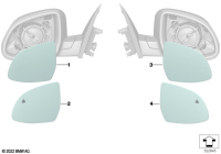 51167441443-Mirror glass heated wdo lh