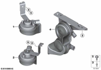 61337400704-Horn assy-electric