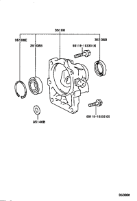 9036334001-BEARING (FOR AUTOMATIC TRANSMISSION EXTENSION HOUSING)