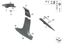 51437481637-Trim, B- pillar lower, rh/lh