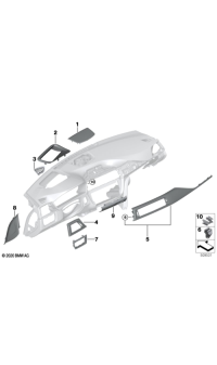 51459381045-Bezel-center speaker