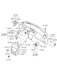 847612C150KH-PNL-CTR FACIA