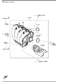 P51M13100-MANIFOLD INTAKE