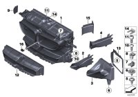51647211512-PORSCHE CAYENNEAIR DUCT CENTRE