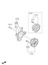 51715A1000-KNUCKLE-FRONT AXLE,LH