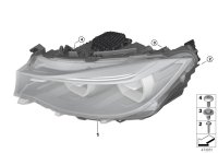 63117470413-Technology headlamp LED lh