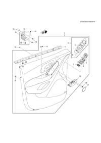 42475412-Garnish assy-fr dr (incl. 2,5-11,20)