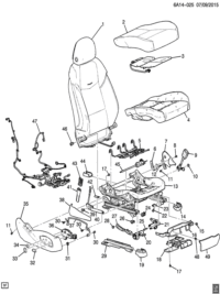 23124060-Kit, fr. passenger air bag