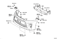 5211558050-SUPPORT, FRONT BUMPER SIDE, RH