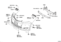 5211558020-SUPPORT, FRONT BUMPER SIDE, RH